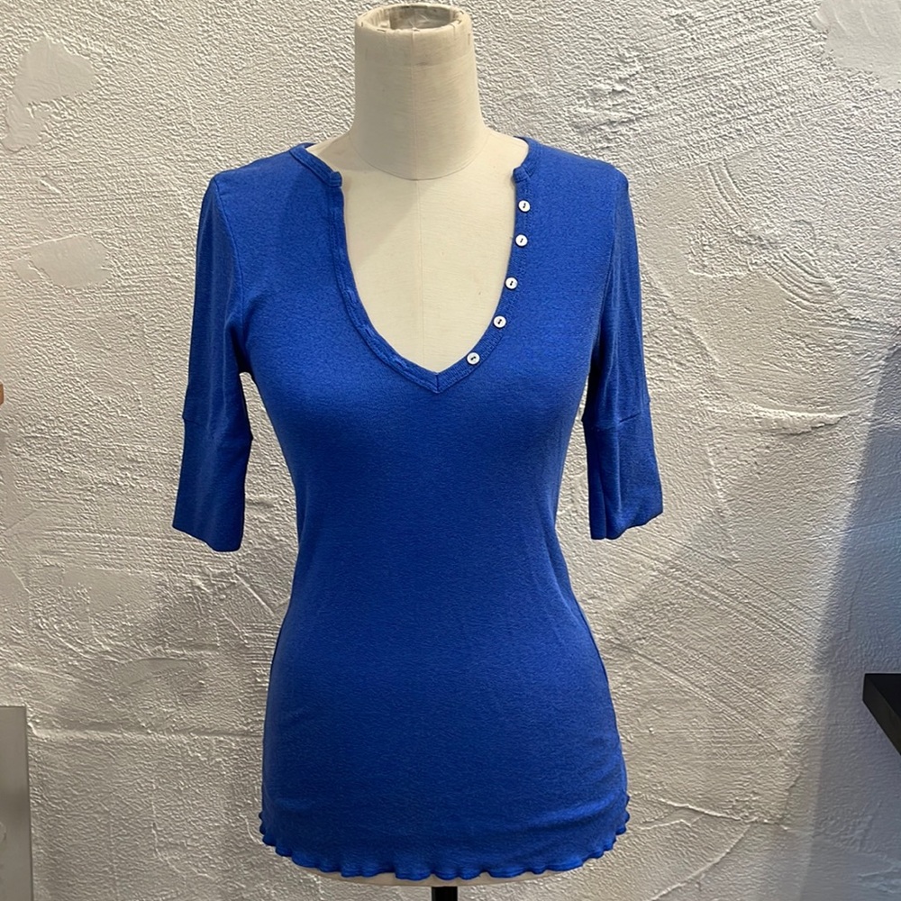 MICHAEL STARS TURQ TEE